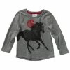 Carhartt Infant Girl's Long Sleeve Heather Horse Tee Grey - CA9799-H130-MA1 - Long Sleeve T-Shirt -Clothing & Shoes Sales 00c174ebd1637d3a7885779d8b86360792a88f0e CA9799 H130 1