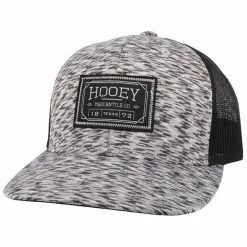 Hooey Men's Doc Trucker Cap Black - 2102T-WHBK - Hats