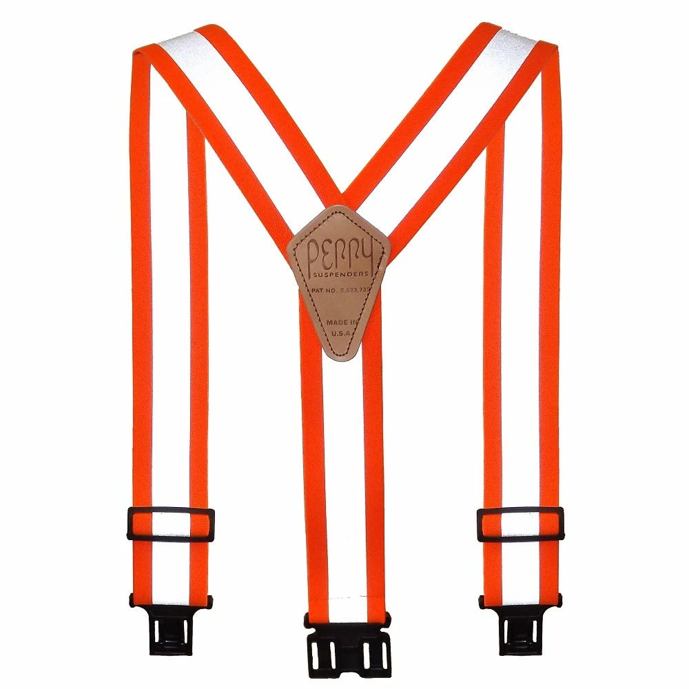 Perry Suspenders 2 Inch Original 48 Inch Length Reflective Safety Orange - RS200-R-ORG 3 Perry Suspenders 2 Inch Original 48 Inch Length Reflective Safety Orange - RS200-R-ORG