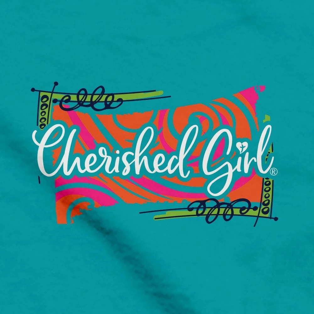 Cherished Girl Shine Cross Love Short Sleeve T-Shirt, Tropical Blue Large - CGA3912LG - T-Shirts 5 Cherished Girl Shine Cross Love Short Sleeve T-Shirt, Tropical Blue Large - CGA3912LG - T-Shirts - Image 3