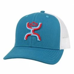 Hooey Men's Sterling Trucker Cap Turquoise - 2106T-TQWH - Hats