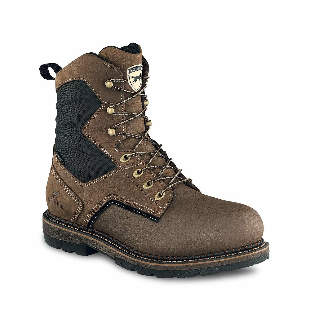 Irish Setter Ramsey 2.0 Men's 8 Inch Waterproof Leather Safety Toe Boot - 83850 - Men's Boots 3 Irish Setter Ramsey 2.0 Men's 8 Inch Waterproof Leather Safety Toe Boot - 83850 - Men's Boots