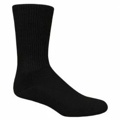 Rural King Men's 6 Pack Crew Sock Black - 9474 - Socks