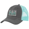 RK RealTree Ladies Puff Edge Antlers Trucker Cap Charcoal - RTPLCAP-355 - Hats -Clothing & Shoes Sales 0b1546904d9d3a033f77b5ac3579c378900b4ee5 RTPCAP 355 CHARCOAL