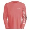 Lincoln Outfitters Ladie's Long Sleeve Logo Shirt, Spiced Coral Dark Heather - LO-LLS708-SCDH - Long Sleeve Shirts Women's -Clothing & Shoes Sales 0e7907a0680bd18e0acc6d1ac7eea1a78dd25e5f LO LLS708 SCDH