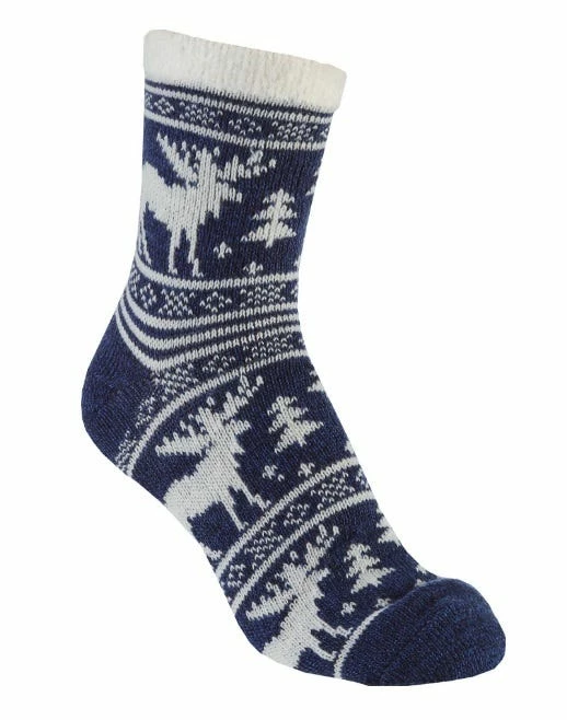 Sofsole Women's Fireside Lodge Sock Moose Socks - 98184 3 Sofsole Women's Fireside Lodge Sock Moose Socks - 98184