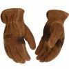 Kinco Men's Suede Cowhide Driver with Double-Palm Gloves Dark Brown - 397P -Clothing & Shoes Sales 13b30656682ae50f0fd6822ae9ac32103e6d6da8 397P On Hands 1
