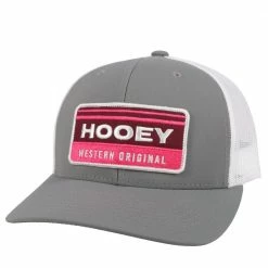 Hooey Men's Horizon Trucker Cap Grey - 2035T-GYWH - Hats