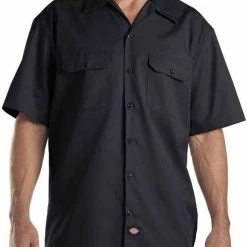 Dickies Men's Short Sleeve Work Shirt 1574 - Shirts -Clothing & Shoes Sales 1574bk