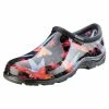Sloggers Women's Waterproof Comfort Shoe Hummingbird Black and Red - 5117HUMRD - Women's Waterproof Garden Shoes