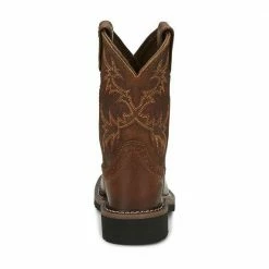 Justin Boy's Cattleman Brown Western Boot - SK4681 - Kid's Western Boots -Clothing & Shoes Sales 15a7b956280213c0a4a5be607f2a0c85d5a15e45 SK4681 6