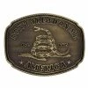 Montana Silversmiths Montana Silversmith Antique Brass Don't Tread on me Buckle A515C - Belt Buckles -Clothing & Shoes Sales 17539833 17539833 image a515c