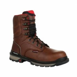 Rocky Rams Horn Men's EnergyBed Insole Work Boot Brown - RKK0296 - Men's Boots
