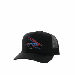 Hooey Men's Habitat Black 5-Panel Trucker Hat, One Size - 6015T-BK - Hats