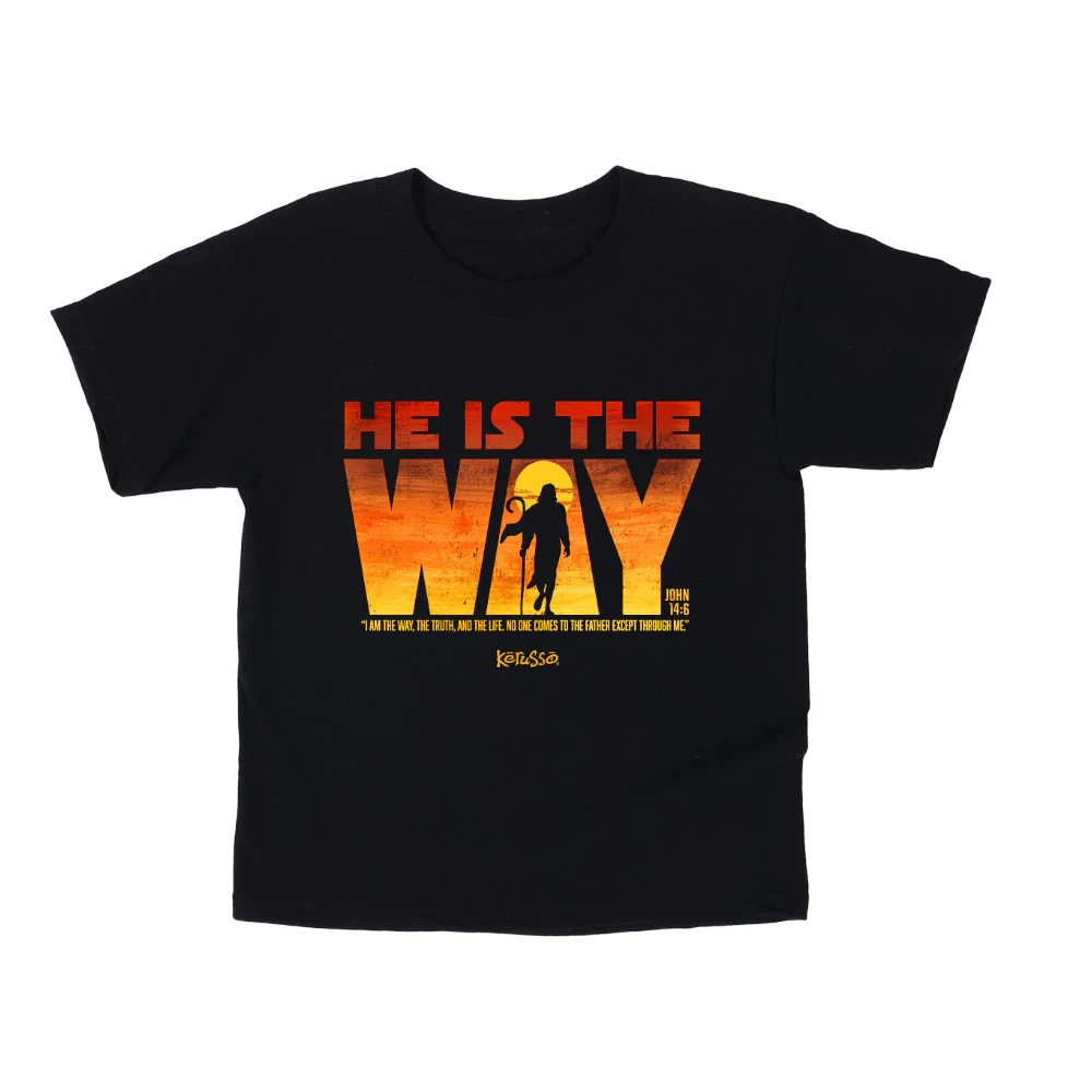 Kerusso He Is The Way Kids Short Sleeve T-Shirt, Black Medium - KDZ4076MD - T-Shirts 3 Kerusso He Is The Way Kids Short Sleeve T-Shirt, Black Medium - KDZ4076MD - T-Shirts