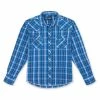 Wrangler Men's Western Fashion Snap Long Sleeve Shirt Blue - MVG293B - Long Sleeve Shirts -Clothing & Shoes Sales 1e7f2d0e2aa71dd1a99d9121be4b0a5b51278a0e MVG293B 1