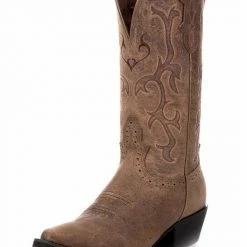 Justin Women's Tan Puma 12 Inch Cowhide Stampede Western Boot - L2561 - Women's Western Boots -Clothing & Shoes Sales 20e394a8142bc6192e09fe24b4a8131e0ccc8c58 46267225 46267225 image justin women s tan puma cowhide stampede western boot l2561