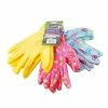 Yard Craft Ladies 3 Pack Nitrile Garden Gloves - Assorted - GGLD3PKY -Clothing & Shoes Sales 210400011 ggld3pky