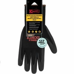 Kinco Men's Nylon-Spandex Knit Shell & Micro-Foam Nitrile Palm Gloves 3 Pack Gray Large - 1888B-3PK-L -Clothing & Shoes Sales 24ccaeb2ea65052ba34c1f881a34a799df8af00d 1888B POG 2