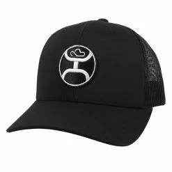 Hooey Men's Primo Trucker Cap Black - 2146T-BK - Hats