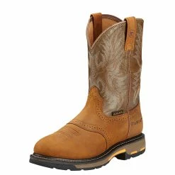 Ariat Men's WorkHog Pull On Work Boot Aged Bark - 10001188 - Men's Boots -Clothing & Shoes Sales 28dce54cbc14cda005a4fdf15dbae6cbdf1fdbe4 53704857 53704857 image 10001188 3 4