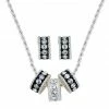 Montana Silversmiths Montana Silversmith Silver & Black 3 Ring Jewelry Set JS1032 -Clothing & Shoes Sales 2e9a6fc0ee98fd4ae1c5ca76b8af9aee0f4f5e71 17539261 17539261 image js1032