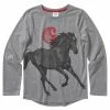 Carhartt Girl's Long Sleeve Heather Horse Tee Grey -  CA9793-H130-XC2 - Long Sleeve T-Shirt -Clothing & Shoes Sales 30784d8e1fa03686c6d3b091935226506fb7242c CA9793 H130 1