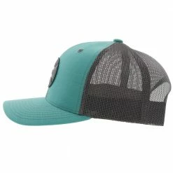 Hooey Men's Blush Teal/Grey 6-Panel Trucker Hat, One Size - 2205T-TLGY - Hats -Clothing & Shoes Sales 36472989925defa17d6758a237ba1f598443eeae 2205T TLGY05
