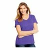 Hanes Women's X-Temp with Fresh IQ Short Sleeve V-neck - 93VT-NZC - Shirts -Clothing & Shoes Sales 36a90d84e3c4b0f986a58b73aa480f541f20a1e2 Purple V Neck 1