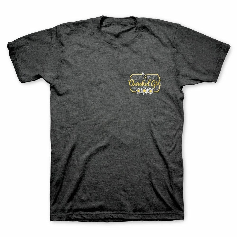 Cherished Girl Bee Happy Short Sleeve T-Shirt, Charcoal Heather 3X-Large - CGA40873X - T-Shirts 3 Cherished Girl Bee Happy Short Sleeve T-Shirt, Charcoal Heather 3X-Large - CGA40873X - T-Shirts