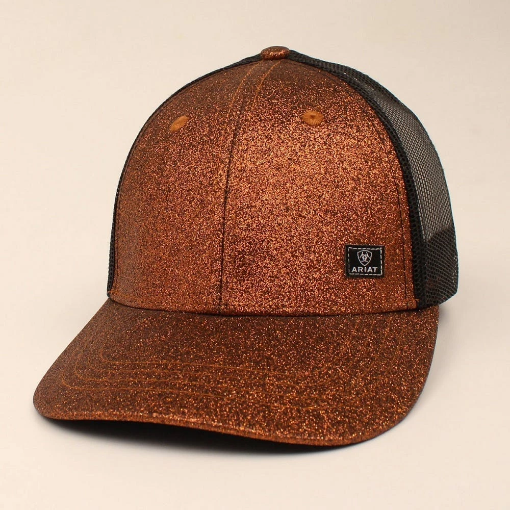 Ariat Women's Messy Bun Cap Copper Glitter - A3000053216 - Hats & Caps 3 Ariat Women's Messy Bun Cap Copper Glitter - A3000053216 - Hats & Caps