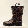 Murphy Boys Roundtoe Rainboots Black - Boys' Shoes