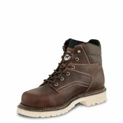Irish Setter Men's Kittson 6 Inch Steel Toe Work Boots Brown - 83666 - Men's Work & Safety Shoes