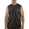 Carhartt Men's Workwear Sleeveless Midweight Relaxed Fit T-Shirt - 100374 - Carhartt Men's T-Shirts -Clothing & Shoes Sales 432f2da6e608556602e095de3c8c99c10adcd123 100374001
