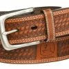 Gem Dandy John Deere Men's Basketweave Belt with Silver Buckle (4500500) - Belts -Clothing & Shoes Sales 4500500 product 4500500 image gem dandy john deere men s basketweave belt with silver buckle 4500500 tan