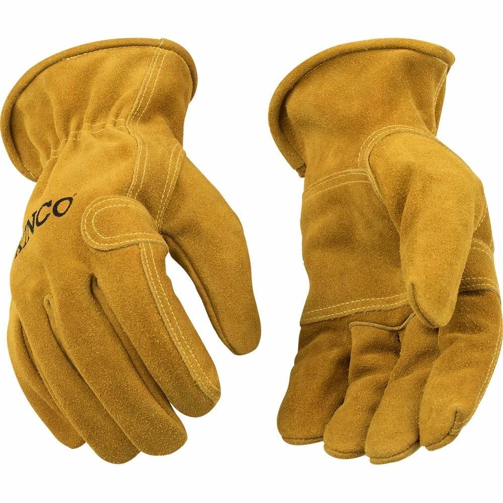 Kinco Unlined Suede Cowhide Driving Gloves with Palm Patch - 97 4 Kinco Unlined Suede Cowhide Driving Gloves with Palm Patch - 97 - Image 2