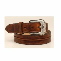 Ariat Mens Belt Brown With Center Line Bump And Classic Tabs - Belts -Clothing & Shoes Sales 460f19d69c2226aeb1b8c628e2a479c308d539f2 A1019444