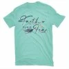 FAITH Ladies Faith Over Fear Moon Short Sleeve T-Shirt Celadon - EAL-27 - T-Shirts -Clothing & Shoes Sales 4890e34cb7f73ee576fefd45fa7fa8e18a7f1aa1 EAL 27 1