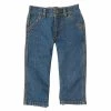 Carhartt Toddler Boys CIB Washed Denim Dungaree Pants Blue - CK8375-N104-BD -Clothing & Shoes Sales 49f5a38a17a7ed956da760f60959a821d2f1c220 CK8375 N104 1