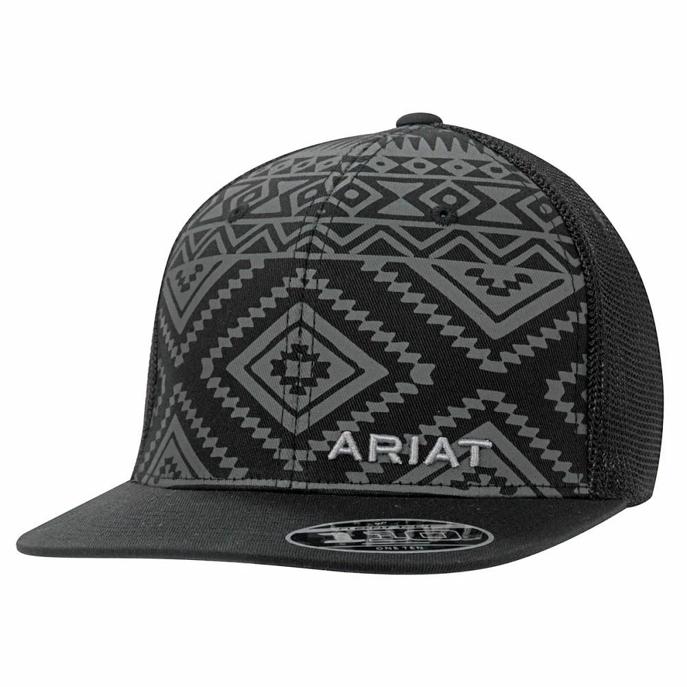 Ariat Men's Flex Fit 110 Aztec Cap Black - 1508701 - Hats & Caps 3 Ariat Men's Flex Fit 110 Aztec Cap Black - 1508701 - Hats & Caps