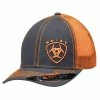 Ariat Mens Grey Cap With Offset Neon Orange Ariat Shield Embrodery Logo 1595126 - Hats & Caps -Clothing & Shoes Sales 50b6d030e3b7b6e67336fcefa8c3c1cc48b099ba 125172728