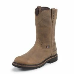 Justin Men's 10" Wyoming Worker II Waterproof Work Boot WK4960 - Men's Work & Safety Shoes -Clothing & Shoes Sales 57a9314e8dc6585e745a89b3350235ec90d880ad 46284715 46284715 image wk4960