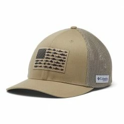 Columbia PHG Mesh Fish Flag Ball Cap Tusk - 1836811220 - Hats