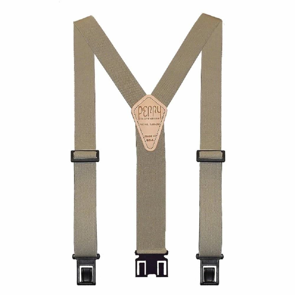 Perry Suspenders 1 1/2 Inch Original 48 Inch Length Tan - SN150-R-TAN 3 Perry Suspenders 1 1/2 Inch Original 48 Inch Length Tan - SN150-R-TAN