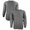 Lincoln Outfitters Men's Heavyweight Long Sleeve Pocket Graphic Tee Graphite Heather - LOLSPK-01GH - Long Sleeve Shirts -Clothing & Shoes Sales 5a10cb8c61c503937cfd1ec605c8c59aaba5b964 LOLSPK 01R GRAPHITE HEATHER