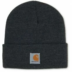 Carhartt Youth Unisex Acrylic Watch Hat Grey - CB8905-H130-UPY - Hats