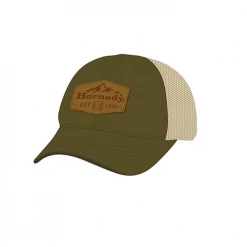 Hornady Leather Mountain Patch Trucker Sage - 10140 - Hats