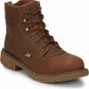 Justin Men's Stampede Rush 6" Lacer Boot Barley Brown - SE466 - Men's Boots