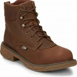 Justin Men's Stampede Rush 6" Lacer Boot Barley Brown - SE466 - Men's Boots