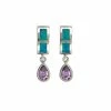 Montana Silversmiths Montana Silversmith Opal & Amethyst Post Earrings ER2538 - Jewelry -Clothing & Shoes Sales 5fe68644e5266713808fed3cd3d8e5a455476112 17539569 17539569 image er2538